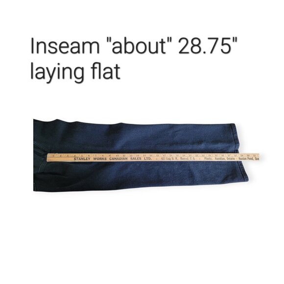 Pool House NY Black Straight Leg Jeans, Medium, EUC - Picture 6 of 14